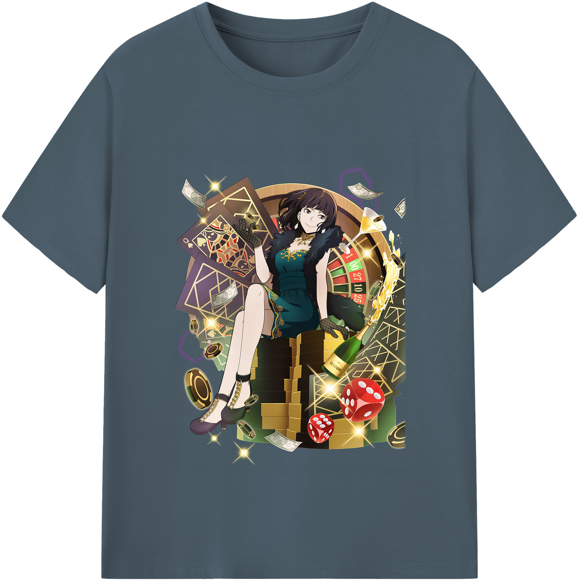 （画像用） 文豪ストレイドッグス Bungo Stray Dogs 綿100％半袖Tシャツ（フロントプリント）